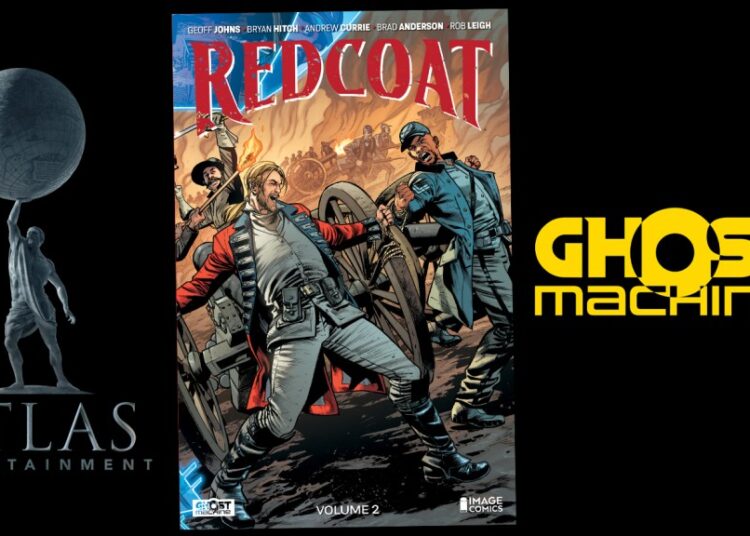 Atlas, filme Ghost Machine Série de quadrinhos de Geoff Johns 'Redcoat'