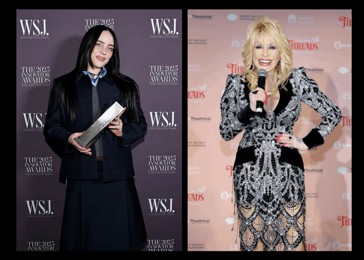 Billie Eilish chama bilionários, Dolly Parton mostra como retribuir