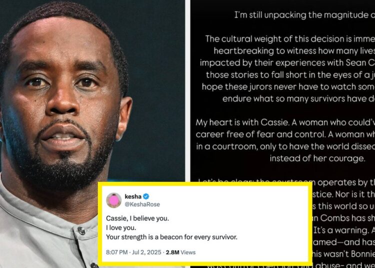 Celebridades reagem ao veredicto do julgamento de Diddy