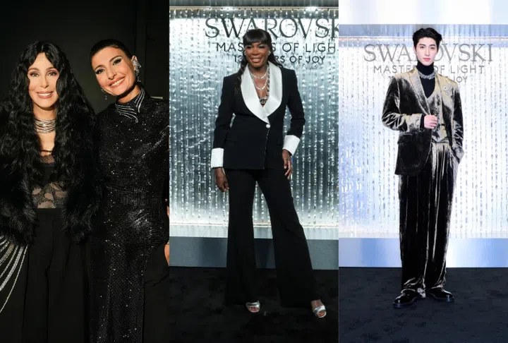 Cher, Blue Pongtiwat e outras estrelas deslumbram em Hollywood para a exposição “Masters of Light” da Swarovski