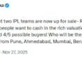 Depois do RCB, Rajasthan Royals está à venda antes do IPL 2026: Relatório | Notícias de críquete