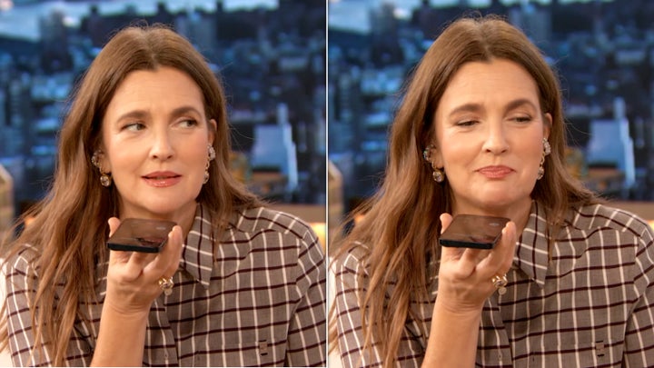 Drew Barrymore relata urinar em público em exposição