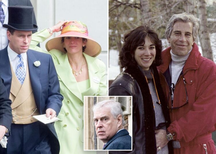 'Drogas sexuais' na festa que Andrew deu para Epstein e Ghislaine Maxwell