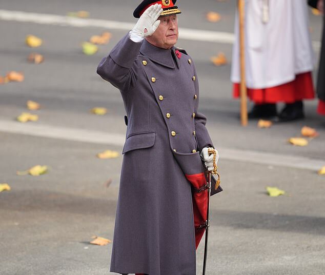 Emotional King Charles leads impeccable Remembrance Sunday two-minute silence with Prince William, Kate, Queen Camilla, Edward and teary-eyed Sophie