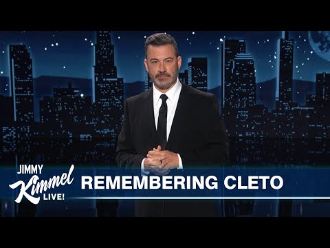 Homenagem de Jimmy Kimmel a Cleto Escobedo III, seu querido amigo e líder de banda