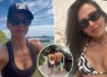 Jessica Alba surpreende em biquíni estampado enquanto relembra seu tempo na 'linda' Austrália