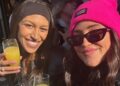 Kaitlyn Bristowe assiste enquanto Zac Clark corre a maratona de Nova York em 2025