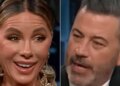Kate Beckinsale lidera Jimmy Kimmel em uma tangente de Trump, e é meio estranho