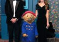 Kate says George, Charlotte and Louis will be jealous as she and William have a meet and greet (and eat) with sandwich-wielding Paddington Bear after the Royal Variety Performance