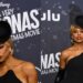 Laverne Cox fica vintage em Mugler para a estreia de 'Very Jonas Christmas'