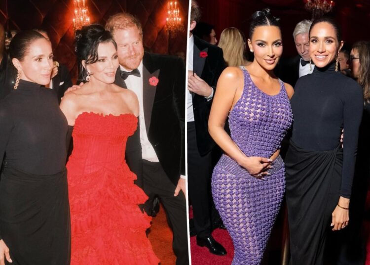 Meghan Markle estava em ‘modo networking’ na festa de aniversário de Kris Jenner