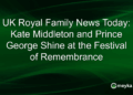 Notícias da família real do Reino Unido hoje: Kate Middleton e Príncipe George brilham no Festival of Remembrance
