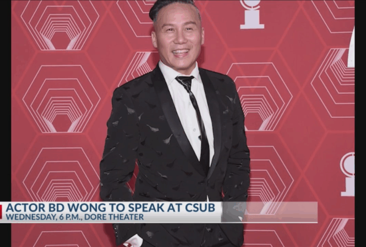 O aclamado ator BD Wong falará na Cal State University Bakersfield