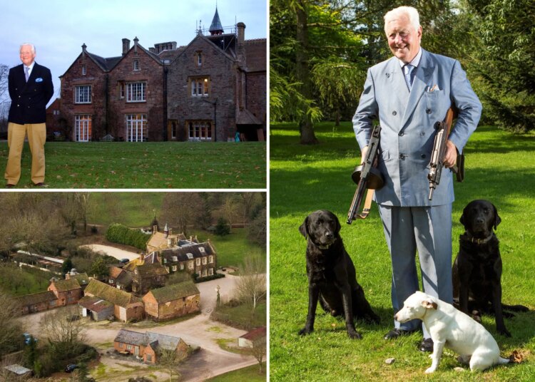 O baronete britânico Sir Benjamin Slade procura 'bom criador'