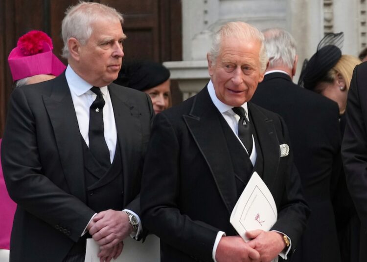 O ex-príncipe Andrew será destituído do posto militar pelo governo do Reino Unido