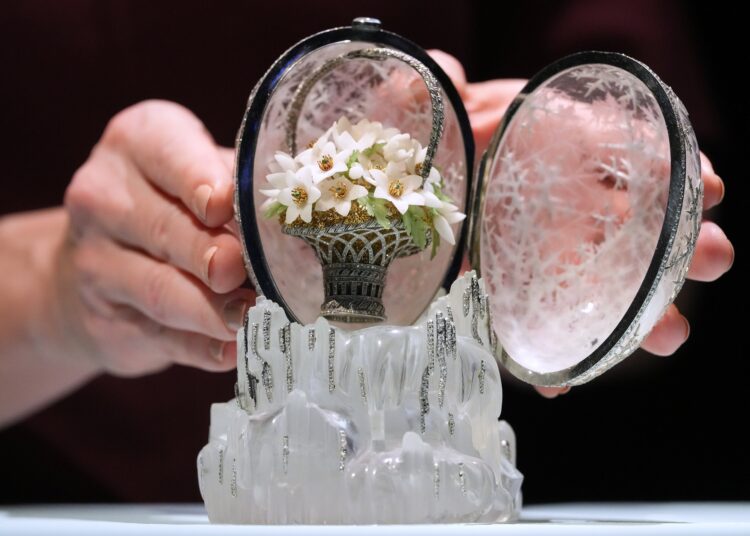 Ovo Fabergé raro, considerado perdido há décadas, pode quebrar recordes em leilões