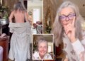 Paulina Porizkova fica só de cueca aos 60 anos para mostrar que 'as imperfeições são o que nos torna perfeitos'