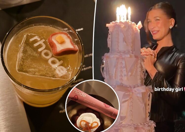 Por dentro da luxuosa festa de 29 anos de Hailey Bieber
