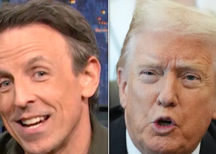 Seth Meyers faz um número sobre a reivindicação de preço maluca de Trump com um supercorte devastador