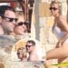 Sydney Sweeney abraça Scooter Braun na piscina da casa da Flórida antes do Dia de Ação de Graças
