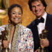 Tom Cruise rasga a pista de dança com a lenda dos anos 80, Debbie Allen, após a homenagem do Oscar - e está se tornando viral