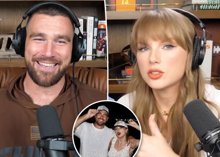 Travis Kelce se entusiasma com a 'mágica' Taylor Swift depois que ela impulsionou 'New Heights'