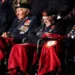 Um momento de tranquilidade para a Família Real e veteranos
