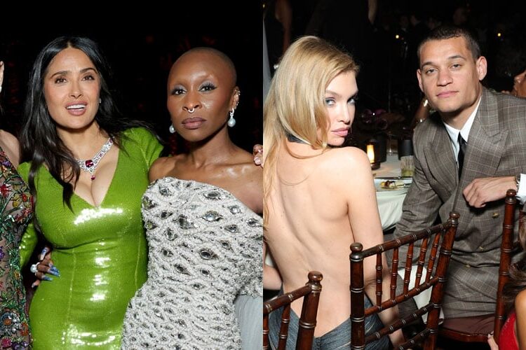 Veja por dentro do LACMA Gala 2025 com todas essas fotos de celebridades se misturando durante o evento! | Cynthia Erivo, Demi Moore, Kaia Gerber, Salma Hayek, Stella Maxwell, Tyriq Withers | Notícias e fofocas sobre celebridades | Entretenimento, fotos e vídeos
