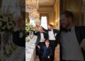 Prince Harry & Prince Louis Dance to Entertain King Charles,Prince George #royalfamily #princegeorge