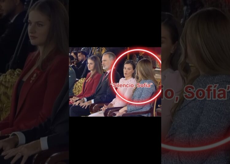 “La reina Letizia dijo: Sofía, cállate ahora”#royal#queenletizia#sofia#leonor#kingfelipe#letest.