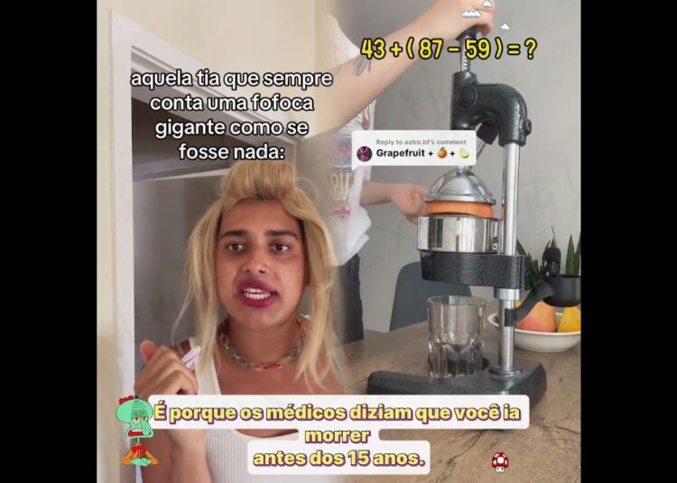 aquela tia que sempre conta uma fofoca gigante como se fosse nada! #foryou #fyp #pov #youtube #funny