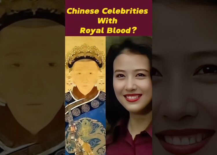 Are These Chinese Celebrities Actually Royal?#chinesehistory #celebrities #history #china