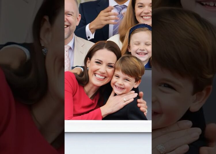 Kate’s happiest smile ❤️#royal #princelouis #princesscatherine #royalfamily
