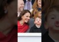 Louis acts funny, Kate laughs helpless! #royal #princelouis #princesscatherine #royalfamily