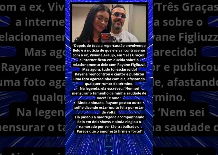 BELO E RAYANE FIGLIUZZI REENCONTRO APÓS POLÊMICA