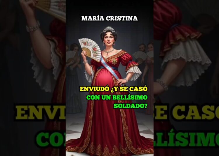 🤫 MARÍA CRISTINA: SECRETO CON UN SOLDADO (Royal scandal) #shorts #Historia #Realeza #España