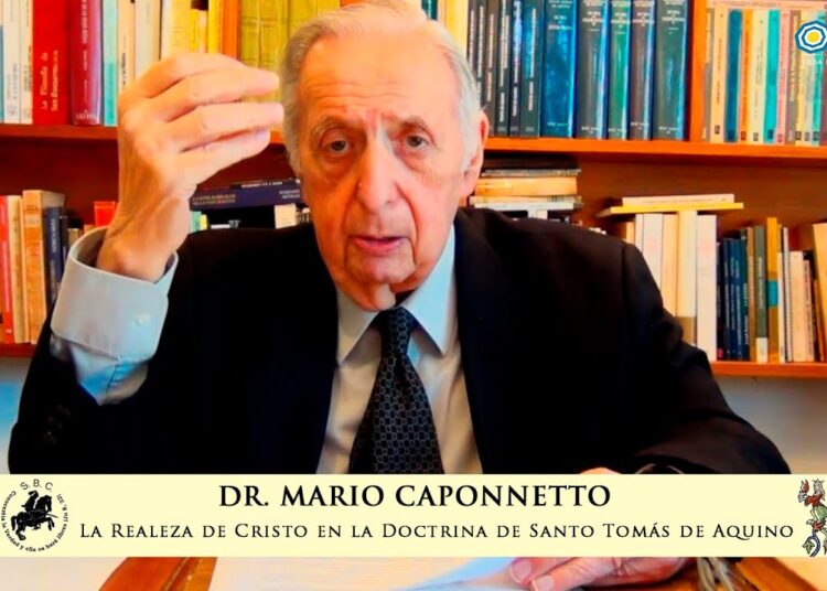 Especial TLV1 Nº66 – La Realeza de Cristo en la Doctrina de Santo Tomás de Aquino – Mario Caponnetto