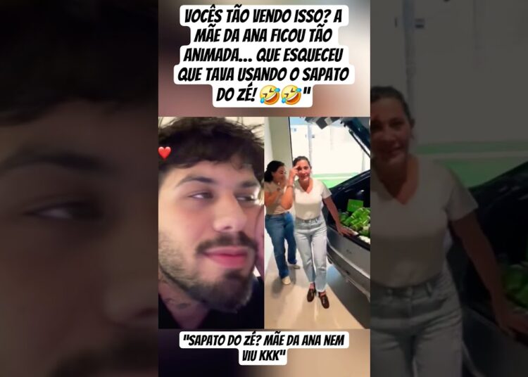 “Sapato do Zé Felipe? Mãe da Ana castela nem viu kkk #anacastela #zefelipe