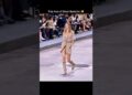 When Gisele walked the show instead of watching it 😮 #chanel #fashion #supermodel #edit #shorts