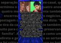 VIRGINIA CURTE POST SOBRE SUA SEPARAÇÃO