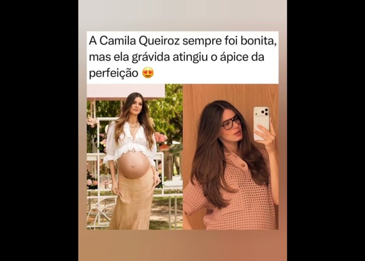 tá muito linda 😍❤️#camilaqueiroz #gravidez #fofocas #shorts