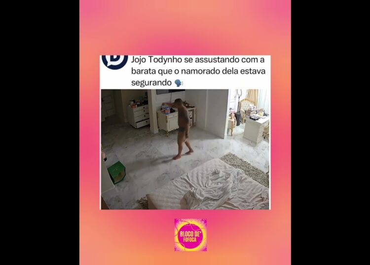 a #jojotodynho com medo da barata 😂😂#fofocas