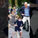 Louis on fire! Family shocked 🔥#royal #princewilliam #princess #charlotte #princelouis #dance