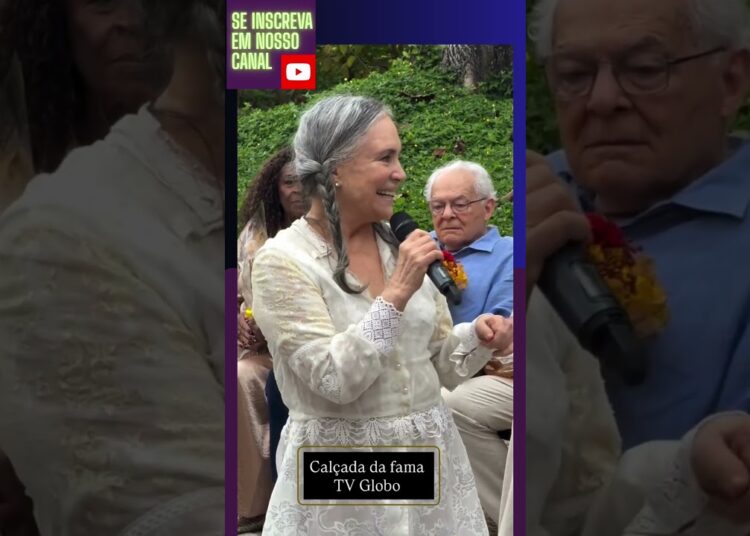 EMOCIONANTE !! VEJA QUEM É A NOVA INTEGRANTE DA CALÇADA DA FAMA DA GLOBO !! #shorts #globo