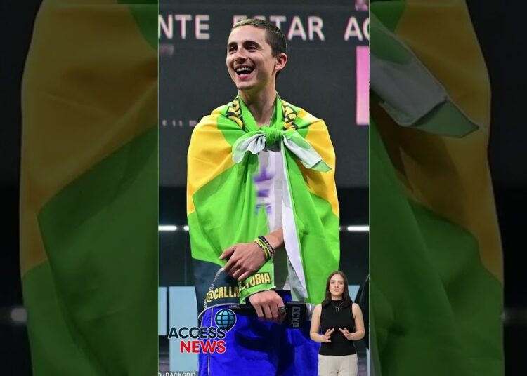 🎉 Timothée Shines Solo at Comic Con! 🌟