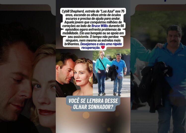 Cybill Shepherd e Bruce Willis, as estrelas de Lua Azul e seu difícil presente