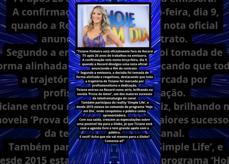 TICIANE PINHEIRO DEIXA TUDO