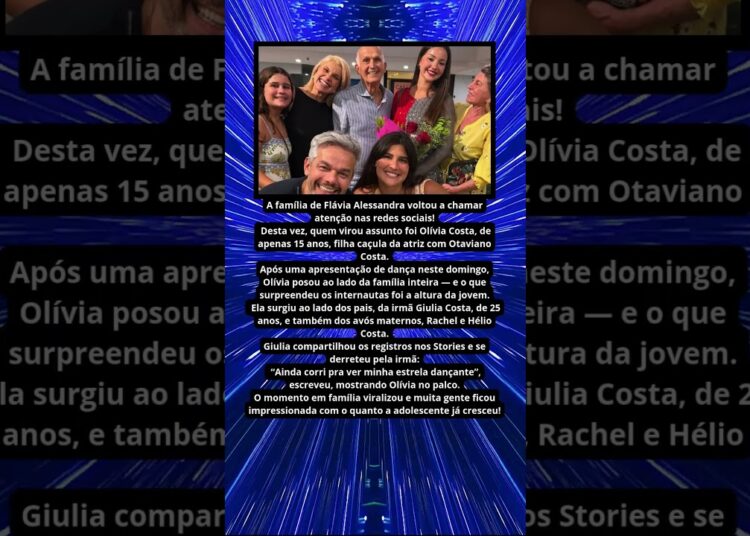 CAÇULA DE FLÁVIA ALESSANDRA IMPRESSIONA  COM ALTURA