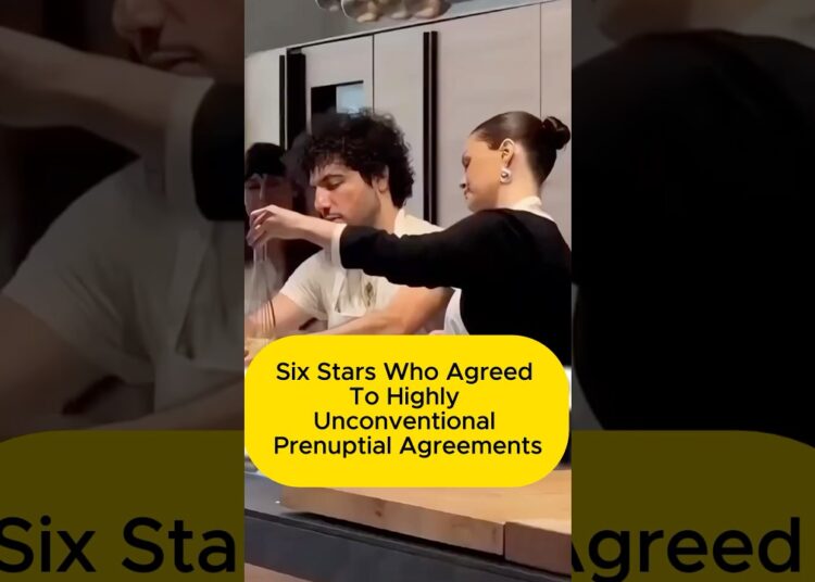 Six Stars Who Agreed To Highly Unconventional Prenuptial Arrangement #hollywood #celebrity #ytshorts