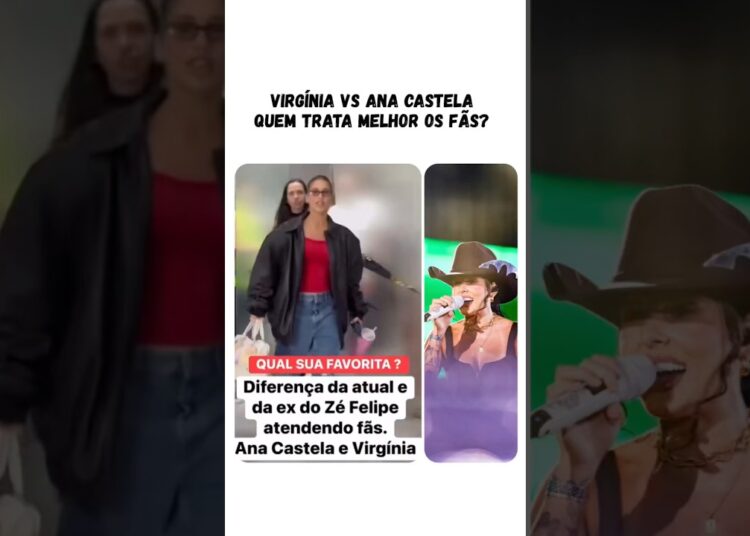 Virgínia vs Ana Castela: Quem trata melhor os fãs 👀 #shorts #casoanacastela #anacastela #polemica
